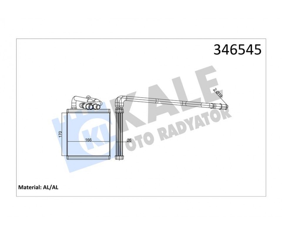 KALORİFER RADYATÖRÜ FORD FİESTA 08>