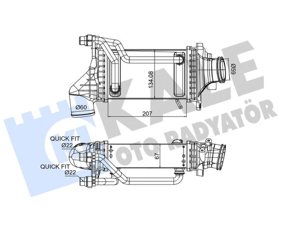TURBOSARJ RADYATORU MERCEDES M274 W205 S205 C205 A205 W212 C207 W213 C238 C253 V167 R172