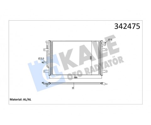 KLİMA KONDENSERİ AUDI AUDI A4 SEAT EXEO-EXEO ST AL-AL