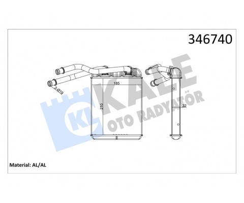KALORİFER RADYATÖRÜ VW TOUAREG 02 > AUDİ Q7 10 >