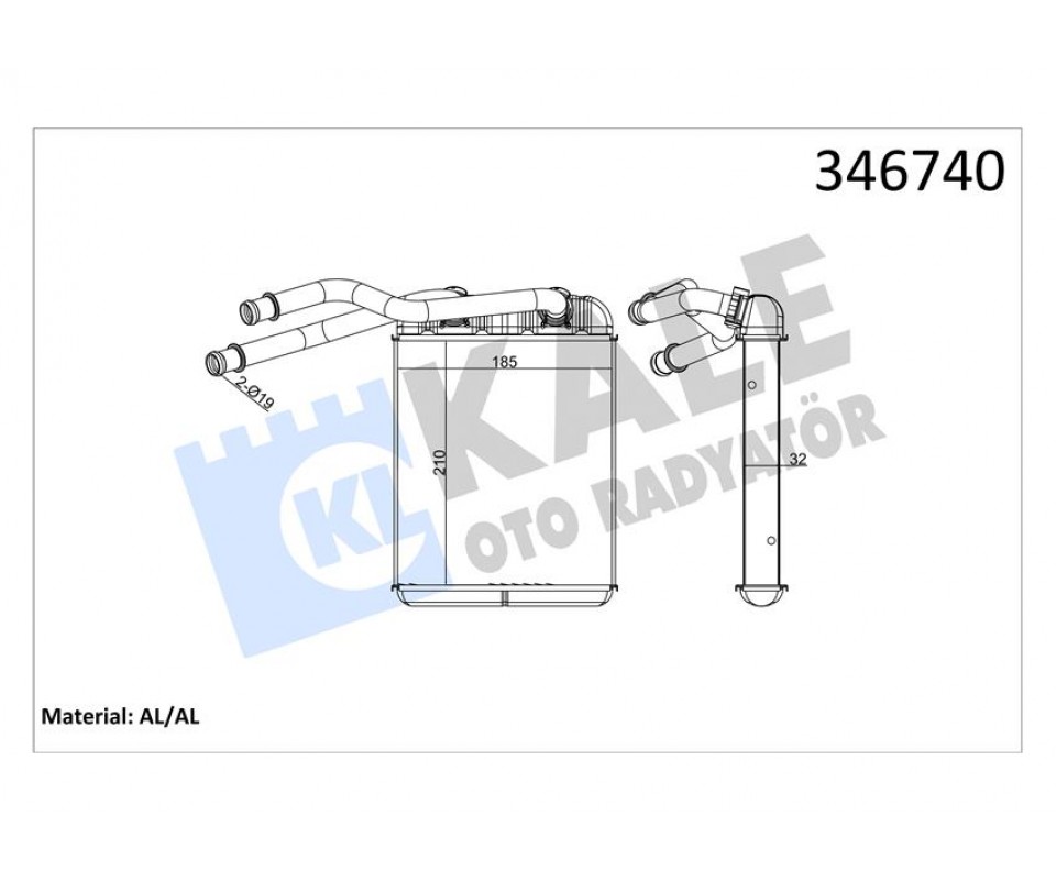 KALORİFER RADYATÖRÜ VW TOUAREG 02 > AUDİ Q7 10 >