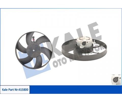 FAN MOTORU SOL SEAT CORDOBA-IBIZA II-INCA-VW CADDY II-POLO 250W-300mm