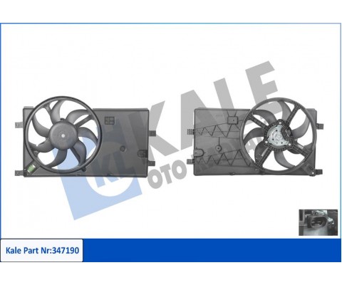 FAN MOTORU KLİMALI PEUGEOT BIPPER 08> CITROEN NEMO 08> FIAT FIORINO 08> 1.3-1.4 HDI