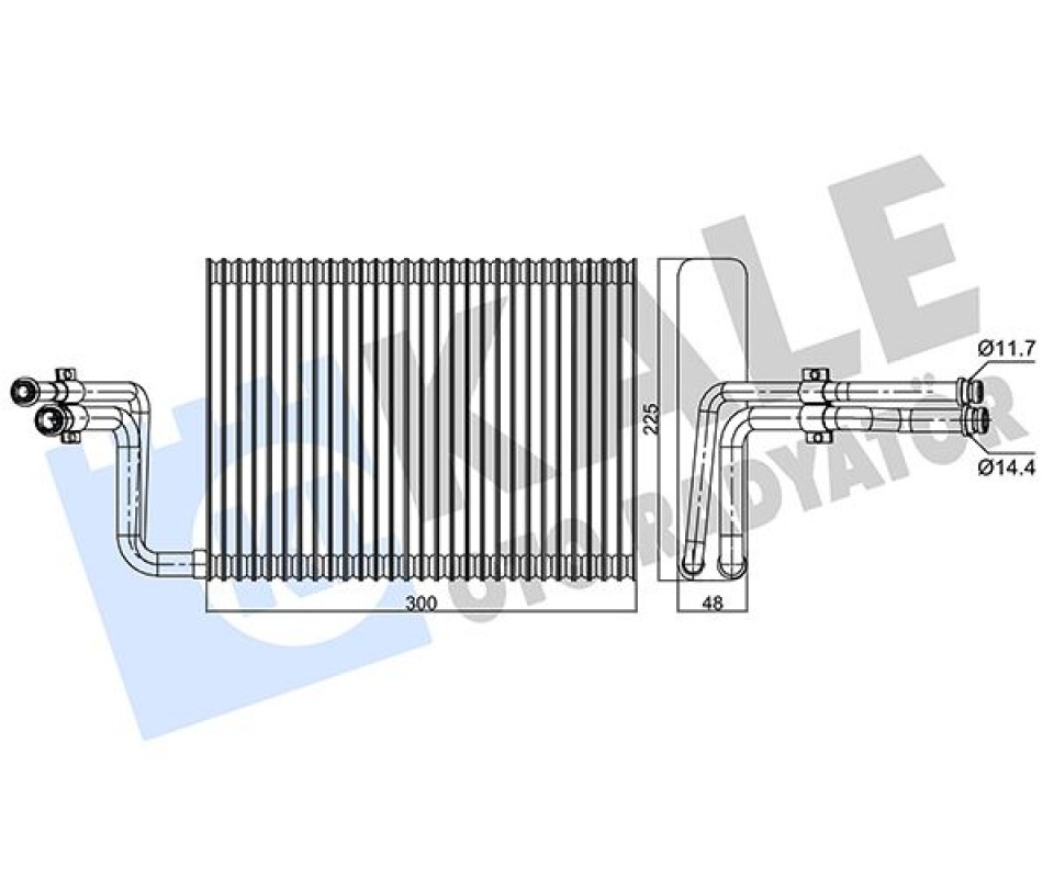 EVAPORATOR BMW E81 E82 E87 E88 E90 E91 E92 E93 E84 F25 F26