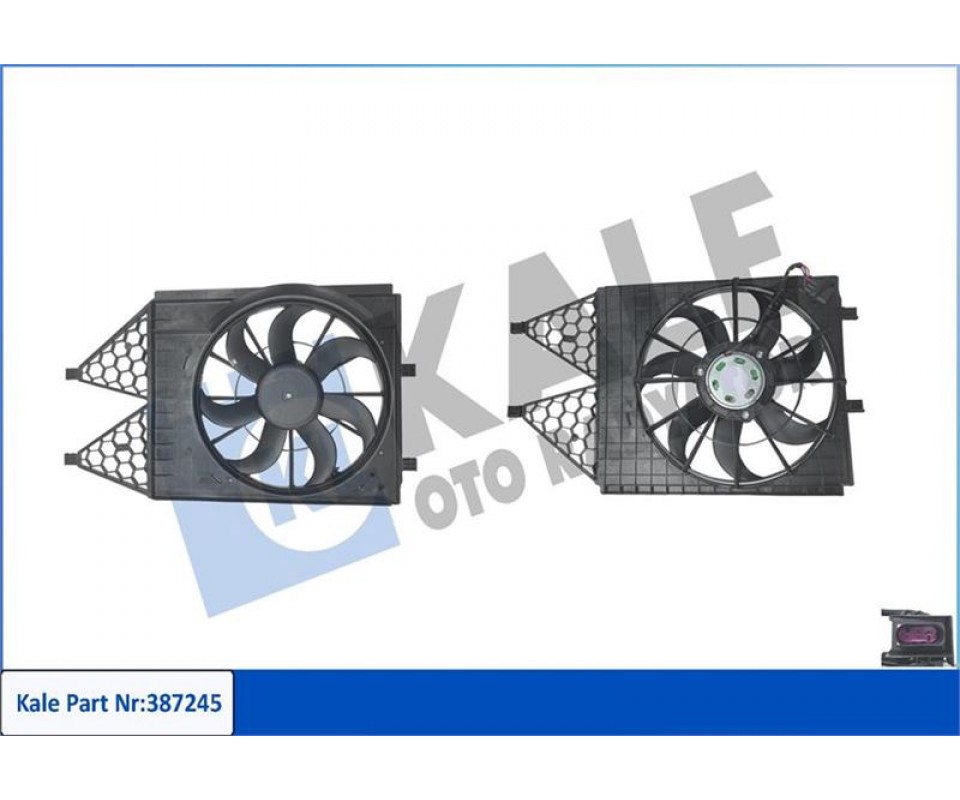 FAN GRUBU SEAT CORDOBA 02<09-IBIZA IV 08<16-TOLEDO IV 12<19-SCODA FABIA I-II 99<08-RAPID 12<19-VOLKS WAGEN POLO 09> 1.2 1.4-1.9TDI 1.4-1.6 16V 250-80W 394MM 12V DAVLUMBAZLI FAN MOTORU