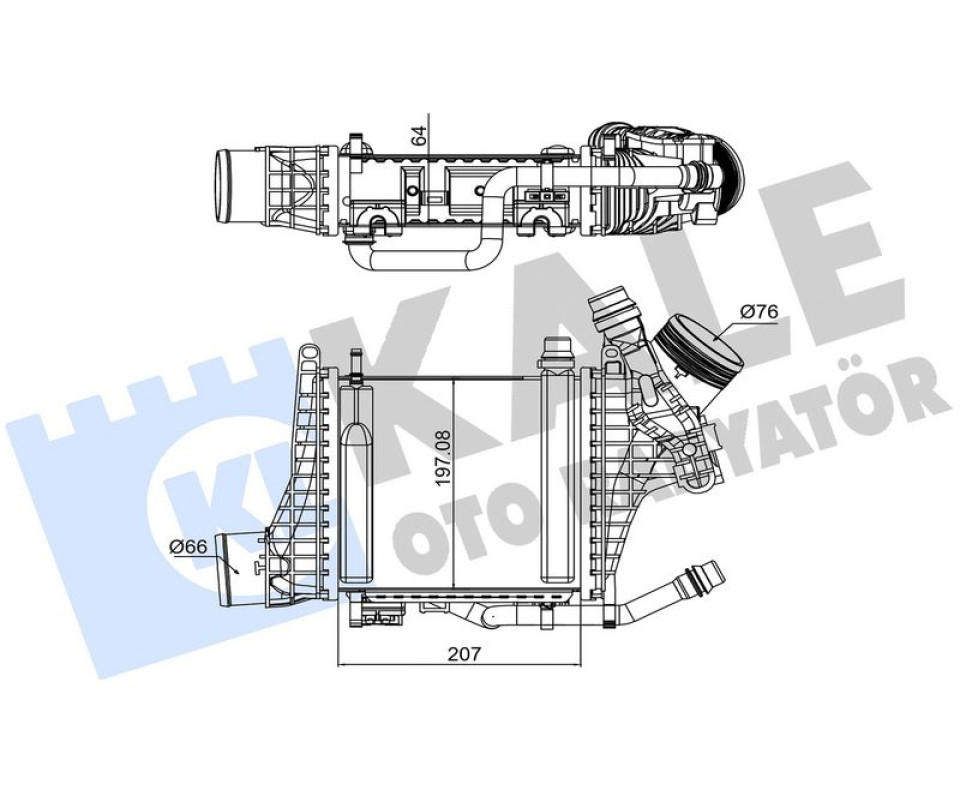 TURBOSARJ RADYATORU MERCEDES M264 W205 S205 C205 A205 C257 W213 S213 C238 A238 X253 C253