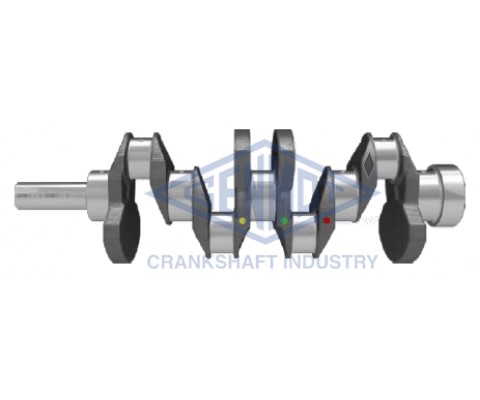 KRANK MİLİ HYUNDAI H100. STAREX 2.5L D4BH TC TCI 04-12 / GALLOPER 99-03 / KIA BONGO. K2500 TCI 03-> / MITSUBISHI L200 2.5L 4D56 K64T K74T 96-07 / L300 2.5L 4D56 P15V 86-06 DÖVME ÇELİK