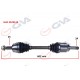 AKS KOMPLE SOL BIPPER-NEMO 1.3 HDI 10> FIORINO 1.3 MJTD Euro5 MOT. 13> İÇ AKS KAFALI 602mm