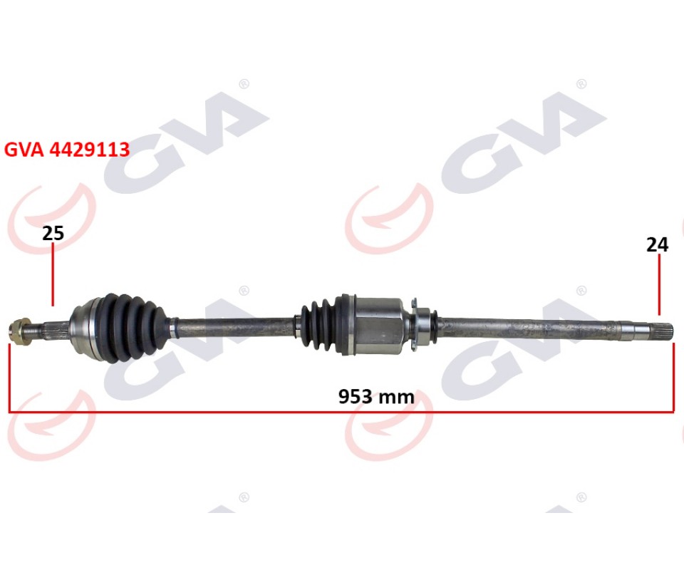 KOMPLE AKS SAĞ FIORINO 1.3 MTJ 07-13 953mm AKS LALE Lİ