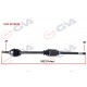 KOMPLE AKS SAĞ TRAFIC II-OPEL VIVARO 1.9 DCI 01 > 1017mm