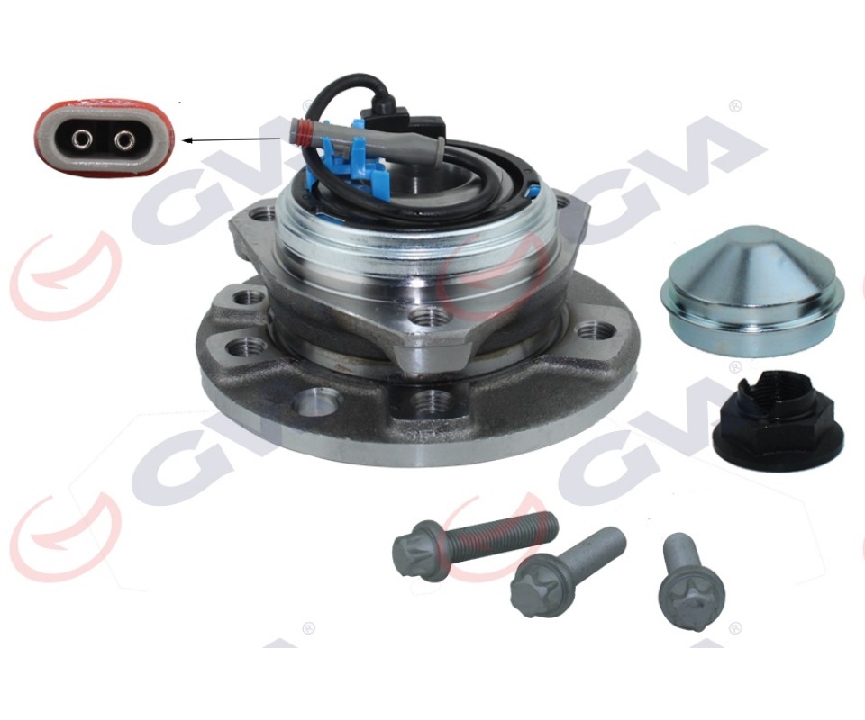 ÖN TEKER PORYASI RULMANLI ASTRA H-ZAFIRA 1.3CDTI-1.4-1.61.7CDTI-1.9CDTI 04 > 5 DELİK 25.4x137x109