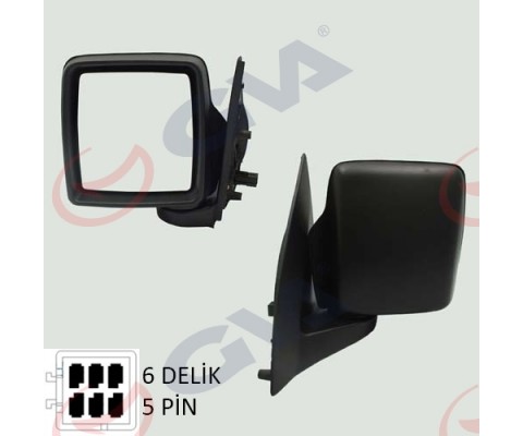 DIŞ DİKİZ AYNASI SOL COMBO C 01> ELEKTRİKLİ ISITMALI KONVEKS 5 FİŞ VM-965EHL
