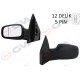 DIŞ DİKİZ AYNASI SOL CLIO 06> ELEKTRİKLİ ISITMALI ASFERİK 5 FİŞ VM-6136EHAL