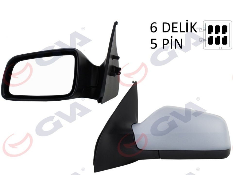 DIŞ DİKİZ AYNASI SOL ASTRA G 98> ELEKTRİKLİ ISITMALI ASTARLI ASFERİK 5 FİŞ VM-168EHPAL