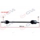 KOMPLE AKS SAĞ ACCENT ADMIRE 1.3-1.5D 03-06 ABS Lİ 29DİŞ 908mm