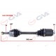 KOMPLE AKS SAĞ HYUNDAI ACCENT ERA 1.5L D4FA CRDi 06-10 ABS li 25x26 - ABS 48 diş komple boy 588mm