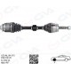 KOMPLE AKS SAĞ GETZ 1.5 CRDİ 03-09 ABS Lİ 48DİŞ 578mm