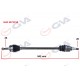 KOMPLE AKS SAĞ TOYOTA AURIS. COROLLA 1.4L 1NDTV NDE150 D-4D dizel 07-13 26x20 komple boy 945mm