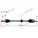 KOMPLE AKS SAĞ TOYOTA COROLLA 1.4L 1.6L 4ZZ-FE 3ZZ-FE ZZE120 ZZE121 VVTi 02-06 ABS li 26x23 - ABS 48 diş komple boy 915mm