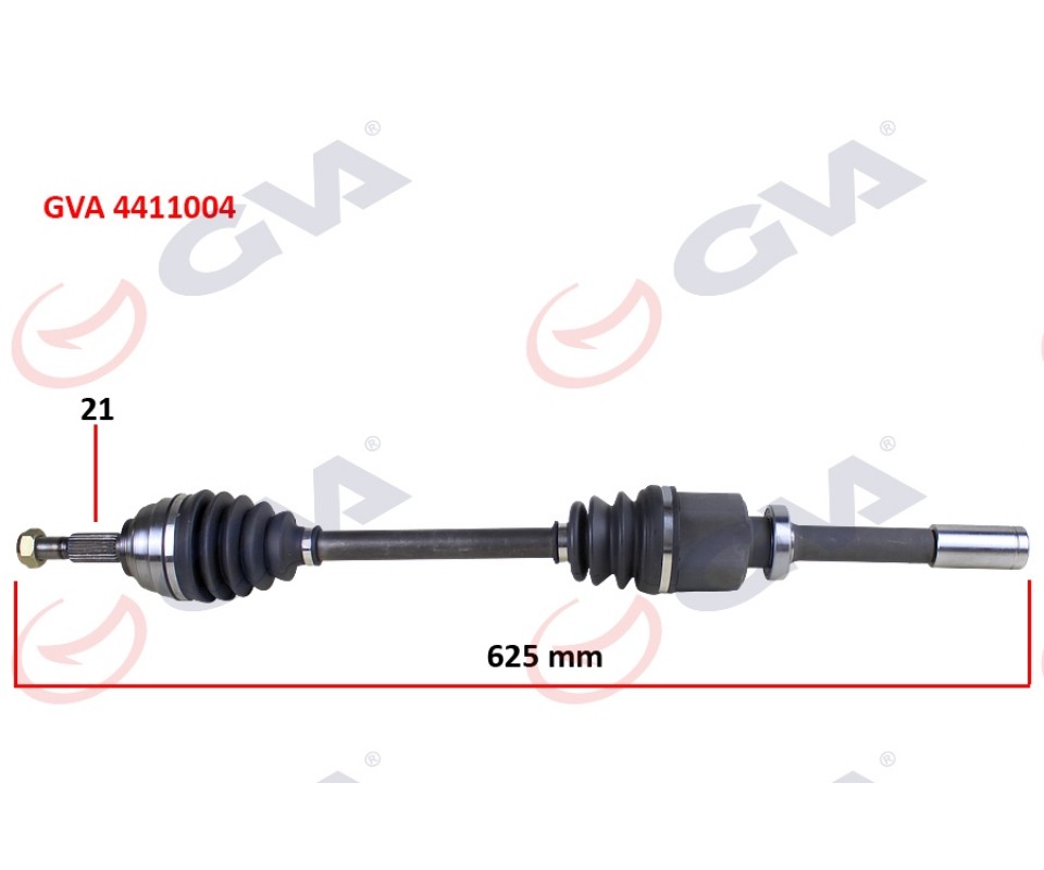 KOMPLE AKS SAĞ MEGANE II 1.6 16V 03-08 804mm AUTO.