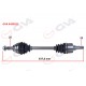 ÖN AKS KOMPLE SOL FORD FOCUS I 1.4 16V-1.6 16V-1.8 16V-1.8TDCI 98>04