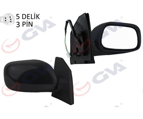 DIŞ DİKİZ AYNASI SAĞ COROLLA 02> ELEKTRİKLİ KONVEKS 3 FİŞ VM-277ER