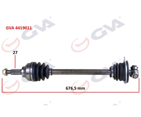 KOMPLE AKS SOL TRAFIC II-OPEL VIVARO 1.9 DCI 01 > 676mm