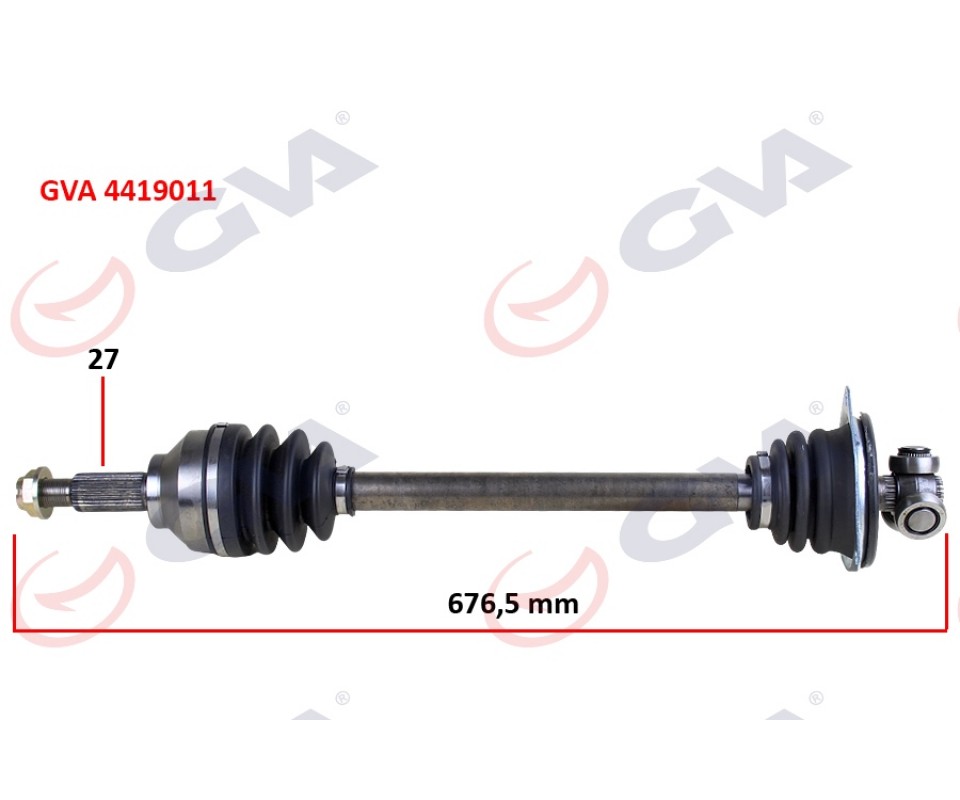 KOMPLE AKS SOL TRAFIC II-OPEL VIVARO 1.9 DCI 01 > 676mm