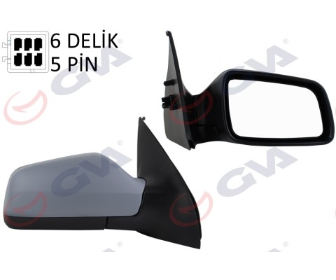 DIŞ DİKİZ AYNASI SAĞ ASTRA G 98> ELEKTRİKLİ ISITMALI ASTARLI KONVEKS 5 FİŞ VM-168EHPR