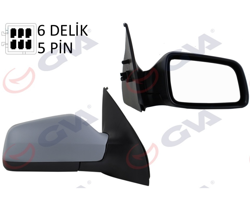 DIŞ DİKİZ AYNASI SAĞ ASTRA G 98> ELEKTRİKLİ ISITMALI ASTARLI KONVEKS 5 FİŞ VM-168EHPR