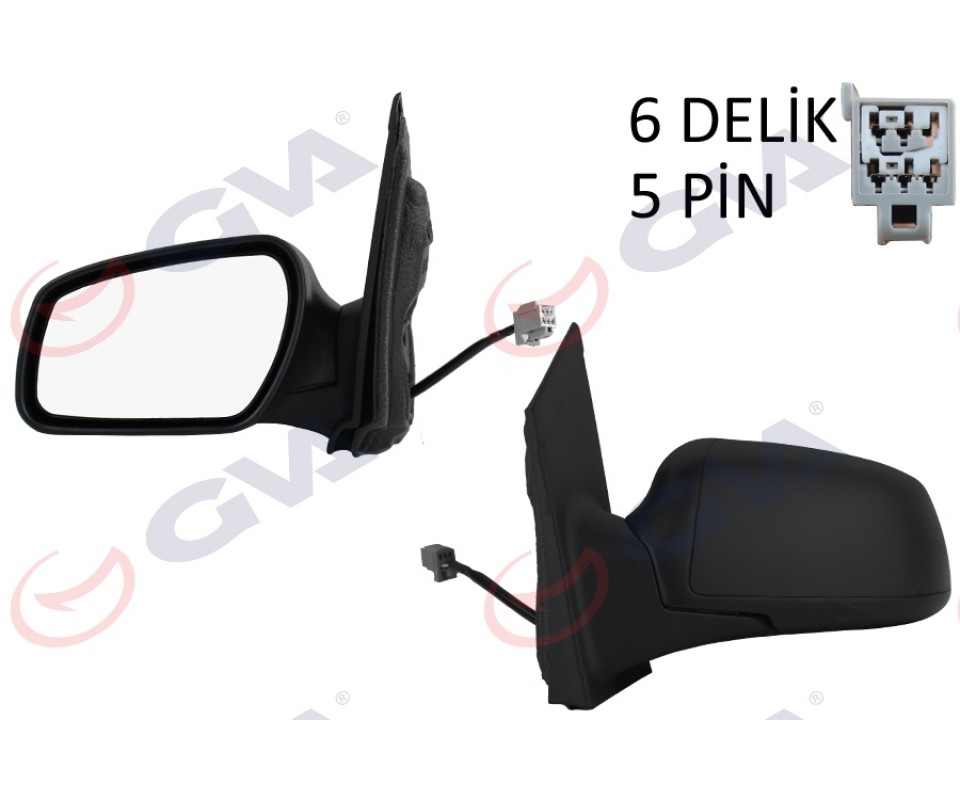 DIŞ DİKİZ AYNASI SOL FORD FOCUS 04> ELEKTRİKLİ ISITMALI ALT AYDINLATMALI 5PİN 5 FİŞ VM-301EHL