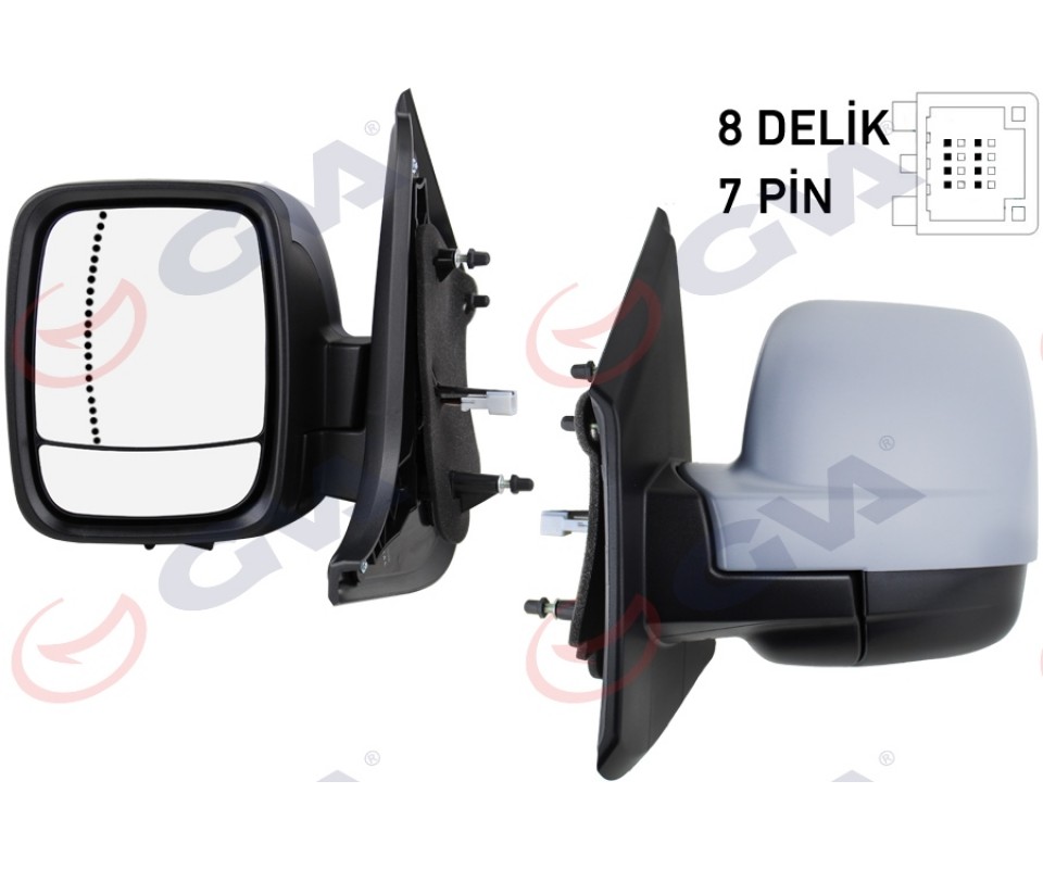 DIŞ DİKİZ AYNASI SOL TRAFIC III 15> ELEKTRİKLİ ISITMALI ASTARLI ASFERİK 5 FİŞ VM-976EHPAL 5 FİŞ VM-976EHPAL