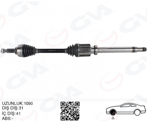 AKS KOMPLE SAĞ ÖN FORD CUSTOM 12> 2.2 TDCİ KISA ŞASE
