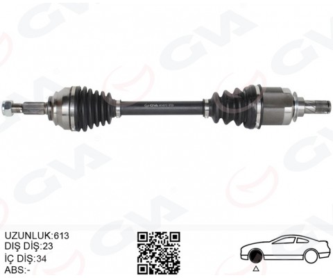 ÖN AKS SOL RENAULT CLIO IV 1.5 DCI A-T 12-