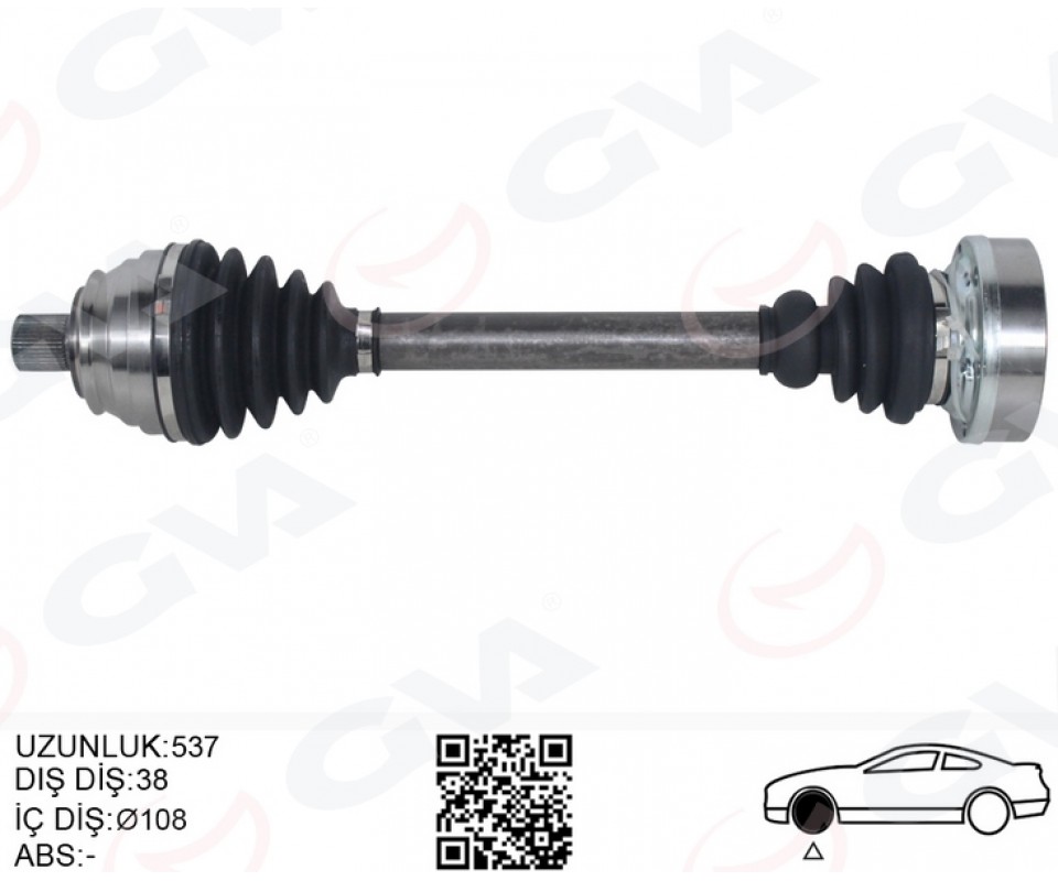 KOMPLE AKS ÖN SAĞ/SOL T4 1.9 TD-2.4 D-2.5 TDİ 91-03 ACV-AJA-AAB 1.9 TD-2.4 D-2.5 TDİ