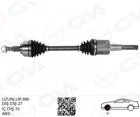 ÖN AKS KOMPLE SOL FORD YENI FOCUS IV 17> SANZ. OTOMATIGI 8 VITES 1.5L DURATORQ-TDCI