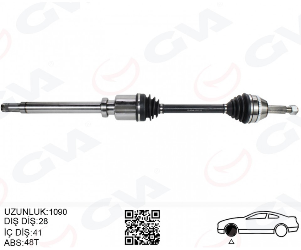 ÖN AKS KOMPLE SAĞ FORD TRANSIT V347 2.2TDCI 115PS -140PS 07>11
