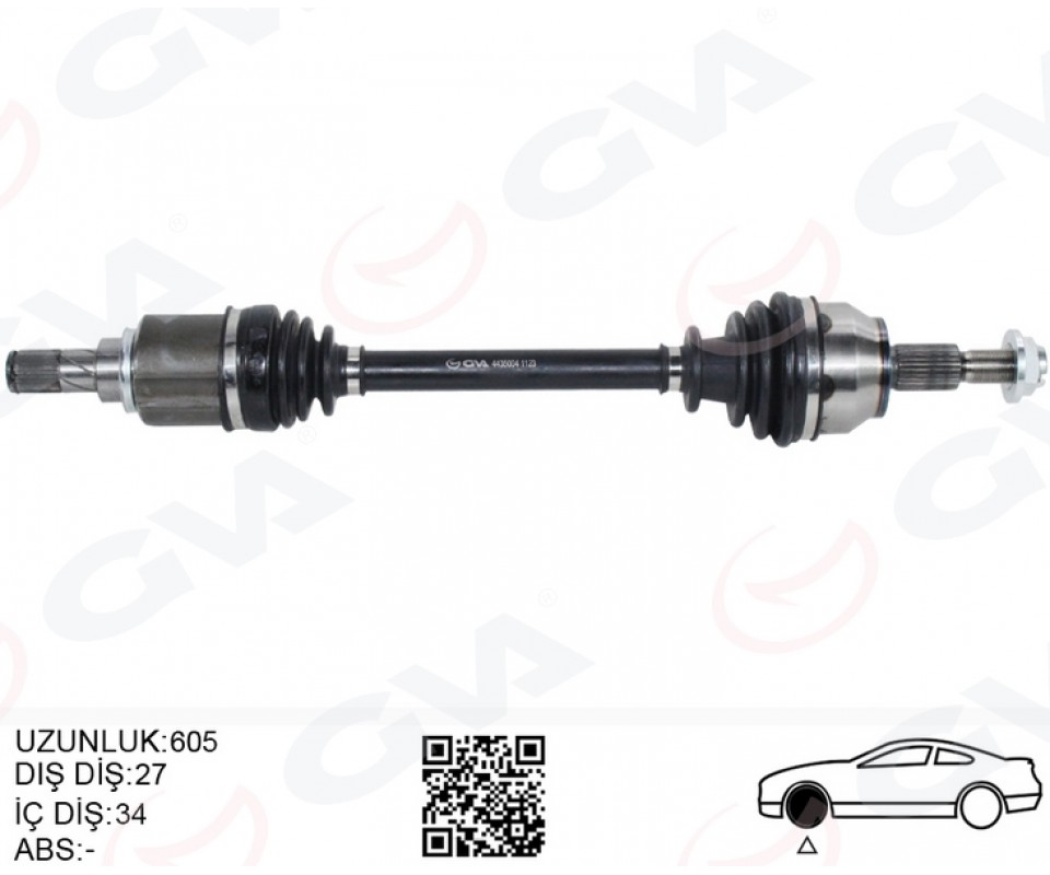 ÖN AKS KOMPLE SOL FORD FOCUS III 1.6 TI 11> 17 BENZINLI