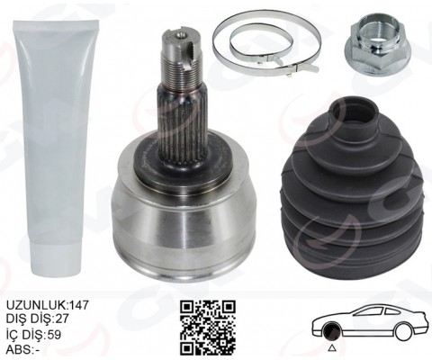 AKS KAFASI ÖN SAĞ-SOL FIAT DOBLO 10> 500 X 14> ALFA ROMEO 166 05> JEEP RENEGADE 14> COMPASS 17> OPEL COMBO 12> 1.4 1.6D MTJ 2.0D MTJ
