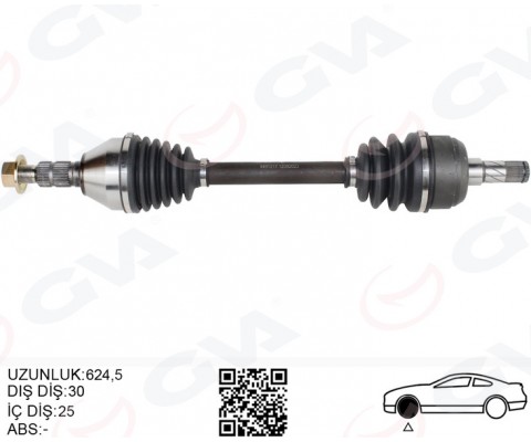 KOMPLE AKS ÖN SOL OPEL INSIGNIA 1.6 T A16LET M-T 08-