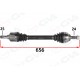 KOMPLE AKS ÖN SOL PSA 301 1.6 HDI 100 PS EURO 6 18-