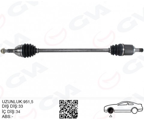 KOMPLE AKS ÖN SAĞ OPEL ASTRA J 1.4 T-1.6i A-T 09-16