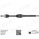 ÖN AKS KOMPLE SAG VOLVO S40 I V40 I 1.8-2.0 97>04