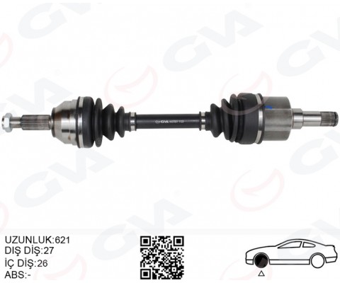 ÖN AKS KOMPLE SOL FORD MONDEO I -II 1.6- 1.8 - 2.0 93>00