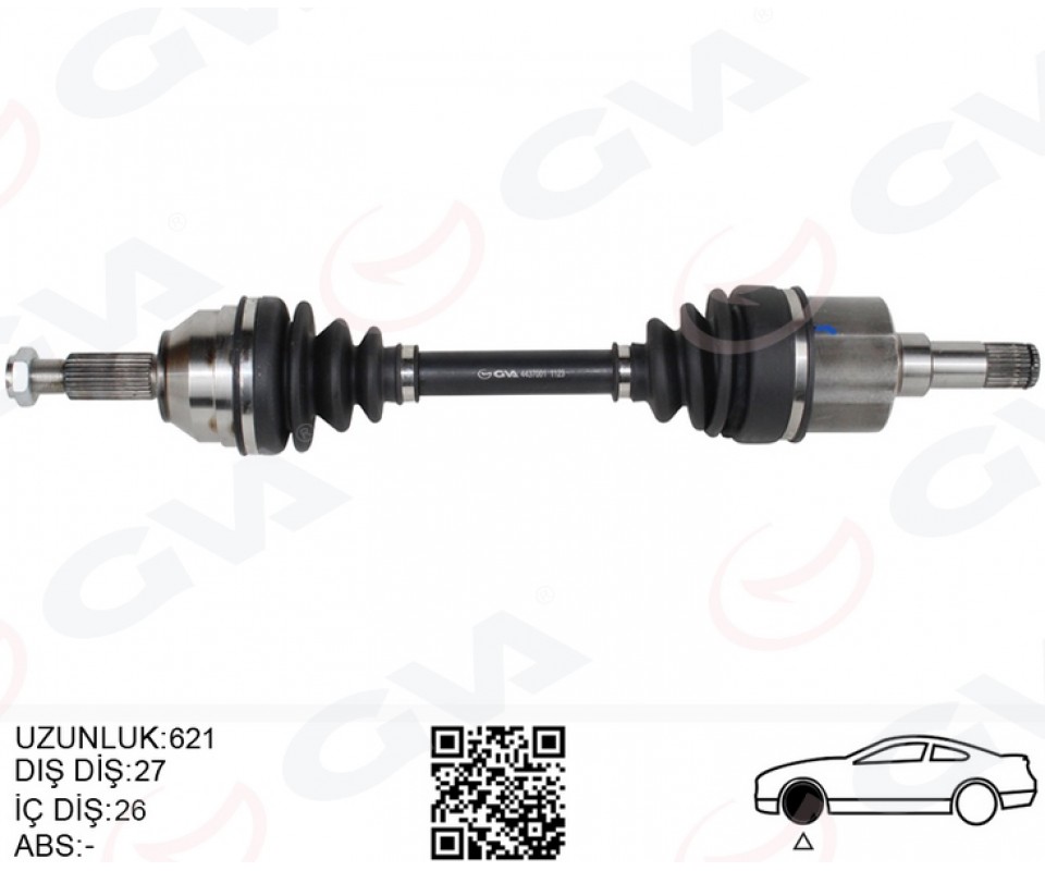 ÖN AKS KOMPLE SOL FORD MONDEO I -II 1.6- 1.8 - 2.0 93>00
