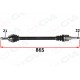 KOMPLE AKS SAG ON PSA 2008 I 1.2 M-T 05- CITROEN C3 III 1.2 M-T 16- C4 CACTUS 1.2 M-T 14-
