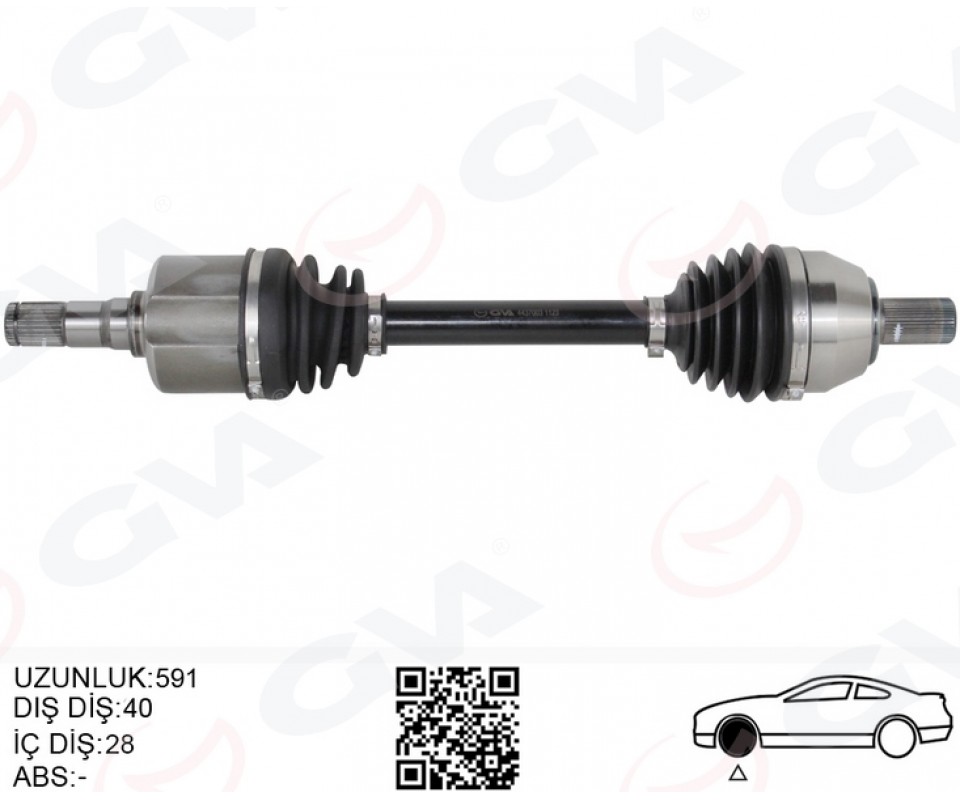 ÖN AKS KOMPLE SOL FORD MONDEO IV 2.0 TDCI 07>14 OTOM.