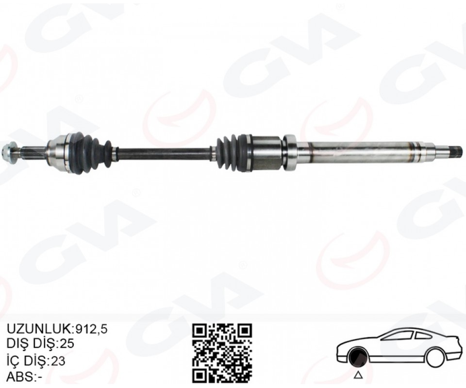 ÖN AKS KOMPLE SAĞ FORD COURIER 1.5 1.6 TCDI 14> 17