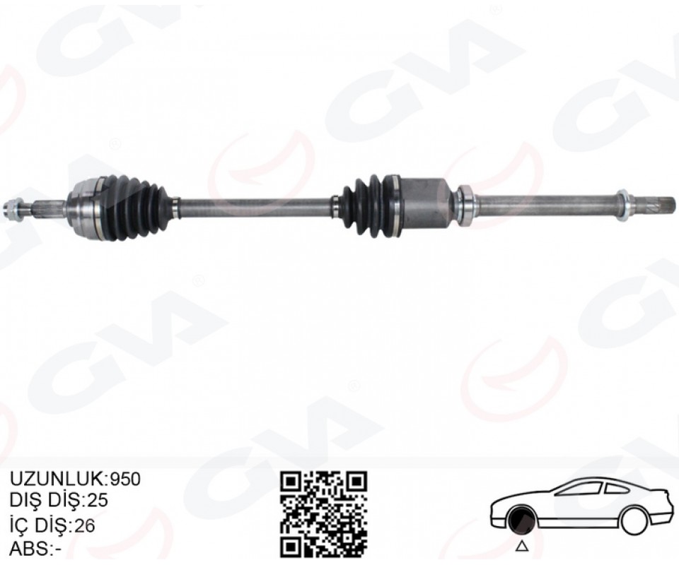 KOMPLE AKS SAĞ DUSTER 10- 1.5 DCI 1.6 16V 5 İLERİ 6 İLERİ