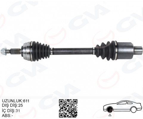 ON AKS SAG KOMPLE DACIA DUSTER 10> 4X4 6İLERİ